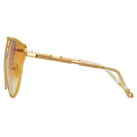 Thumbnail for Matthew Williamson x Linda Farrow yellow Sunglasses MW255C2SUN