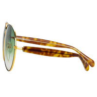 Thumbnail for Matthew Williamson x Linda Farrow Green Sunglasses MW259C3SUN