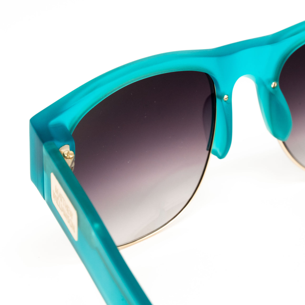Matthew Williamson x Linda Farrow Turquoise Sunglasses MW25C9SUN
