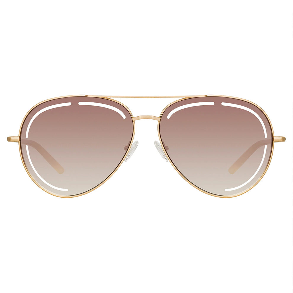 Matthew Williamson x Linda Farrow Gold Sunglasses MW264C2SUN