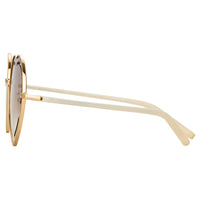 Thumbnail for Matthew Williamson x Linda Farrow pink Sunglasses MW265C1SUN