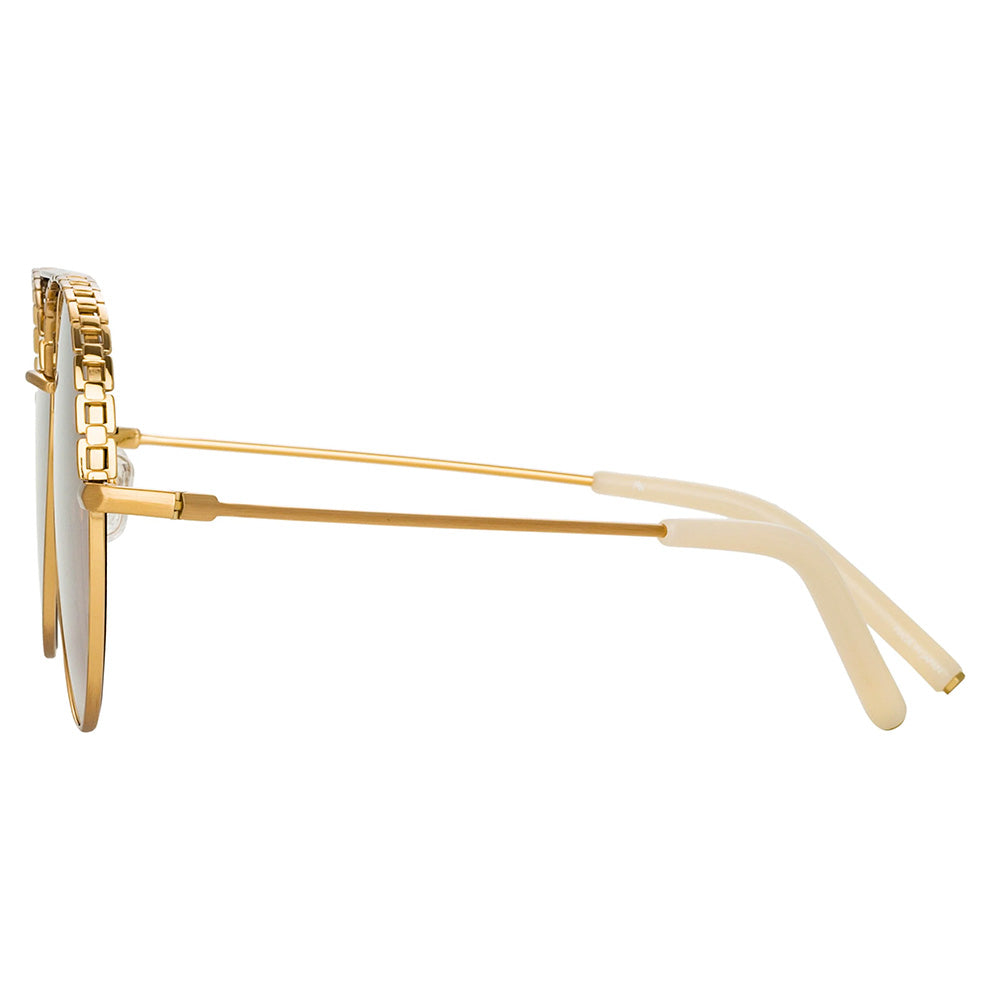 Matthew Williamson x Linda Farrow Gold Sunglasses MW273C2SUN
