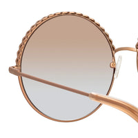 Thumbnail for Matthew Williamson x Linda Farrow Gold Sunglasses MW274C4SUN