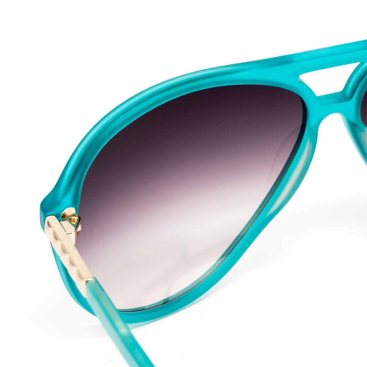Matthew Williamson x Linda Farrow Blue Sunglasses MW46C4SUN