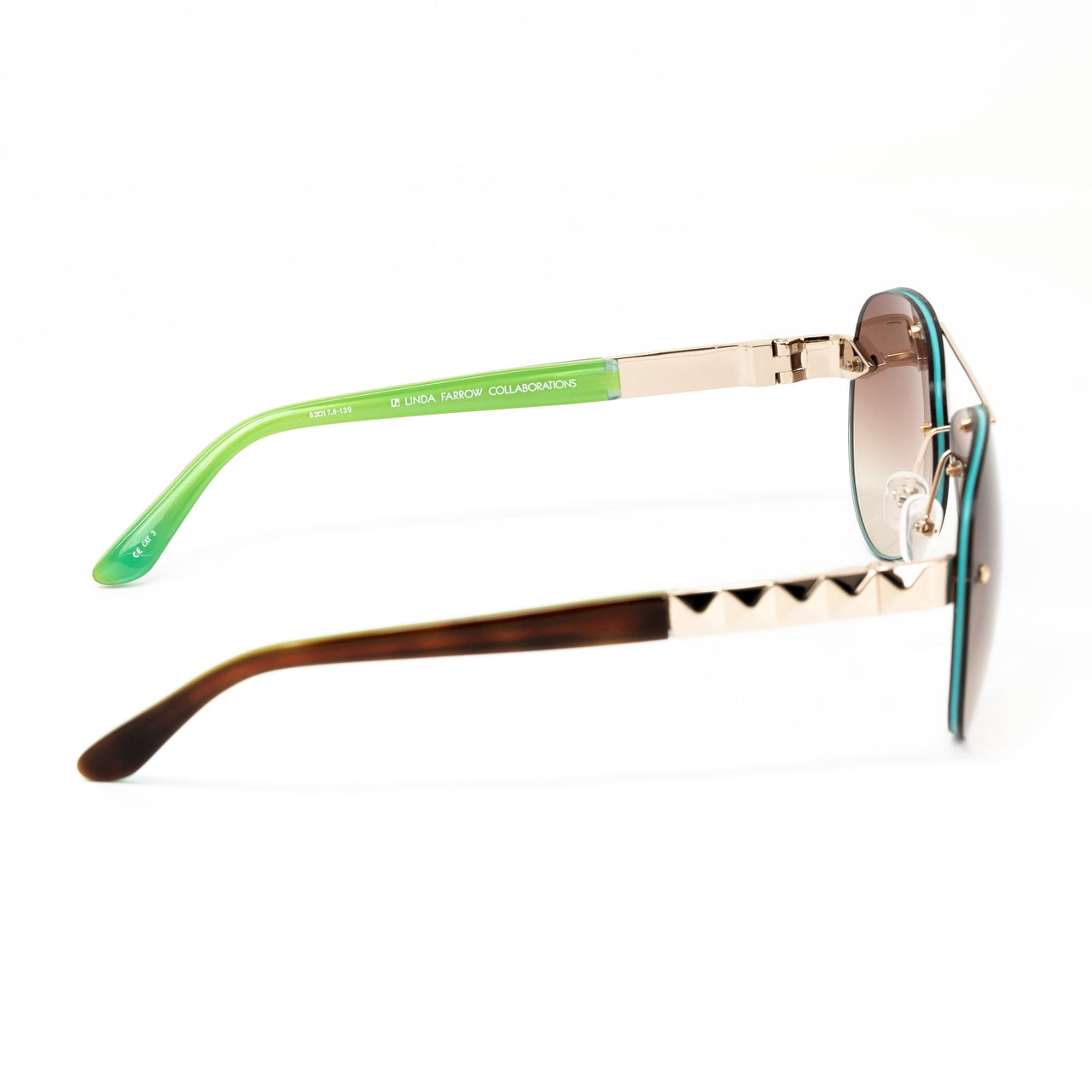 Matthew Williamson x Linda Farrow Brown Sunglasses MW49C3SUN