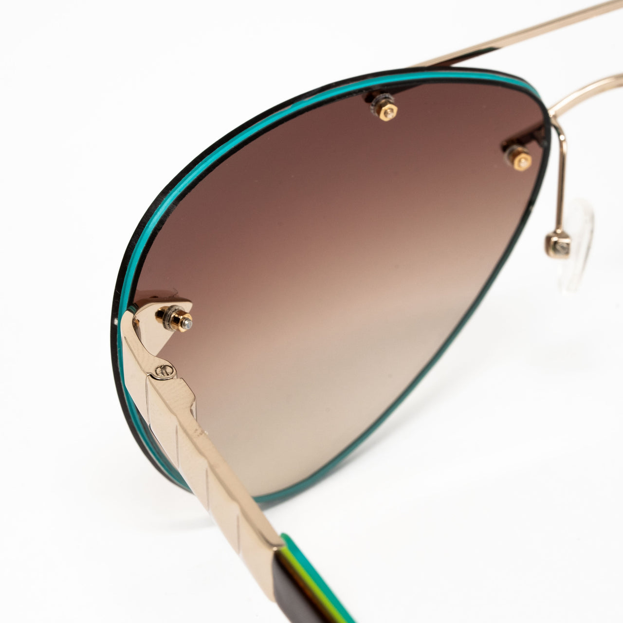 Matthew Williamson x Linda Farrow Brown Sunglasses MW49C3SUN