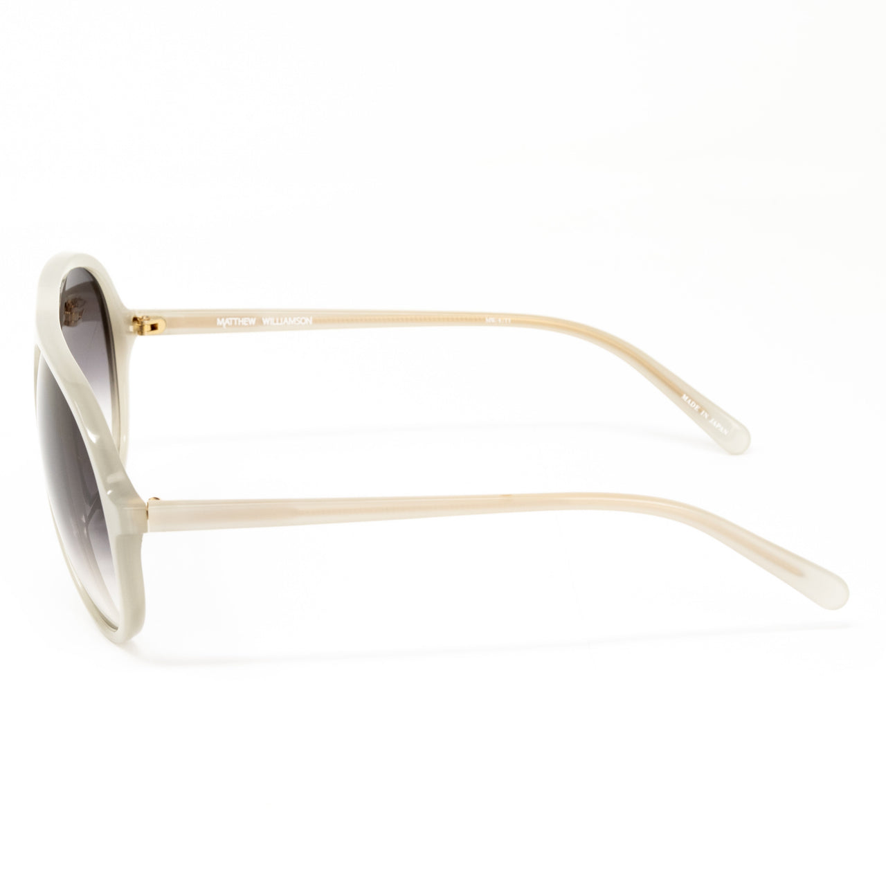 Matthew Williamson x Linda Farrow White Sunglasses MW4C11SUN