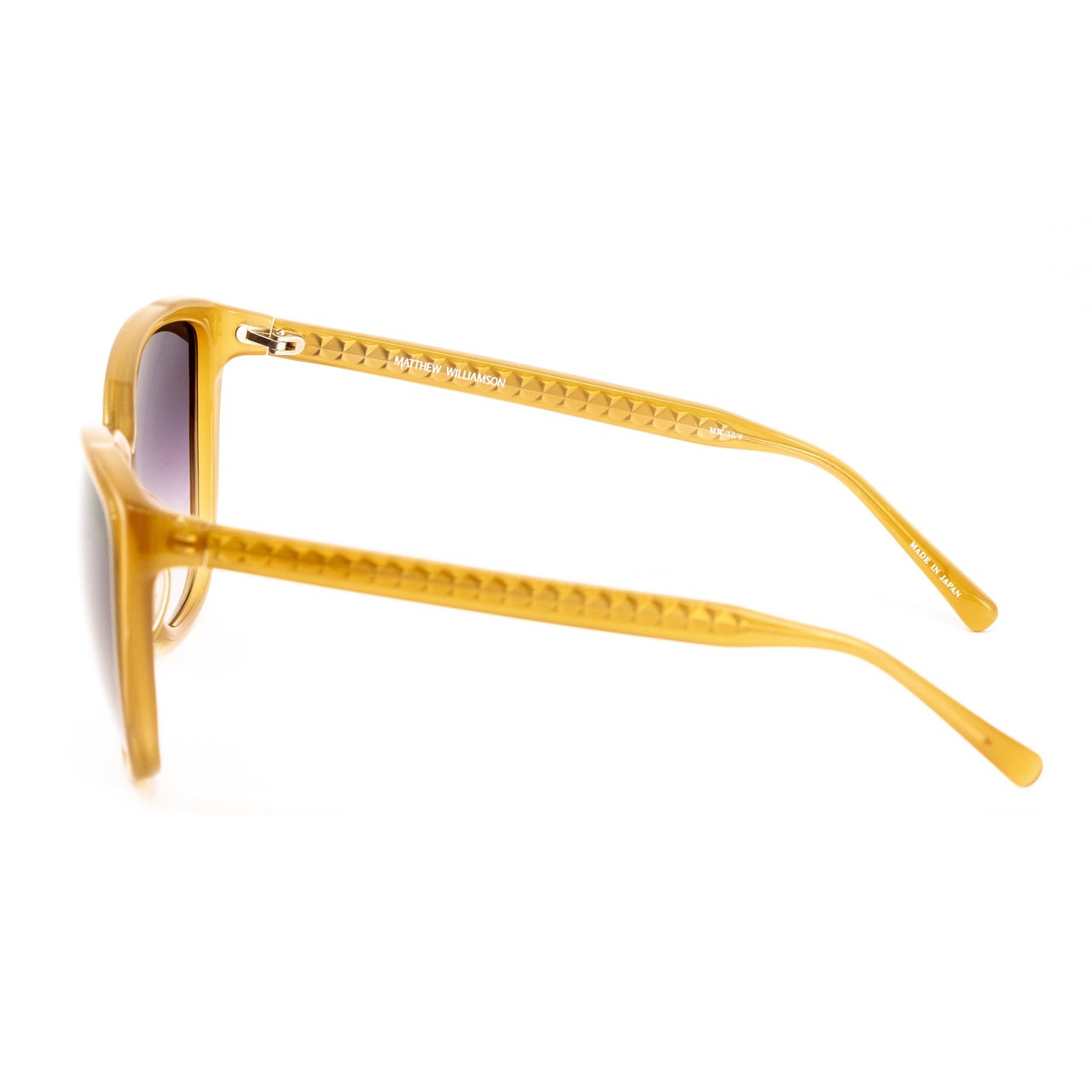 Matthew Williamson x Linda Farrow Golden Yellow Sunglasses MW50C6SUN