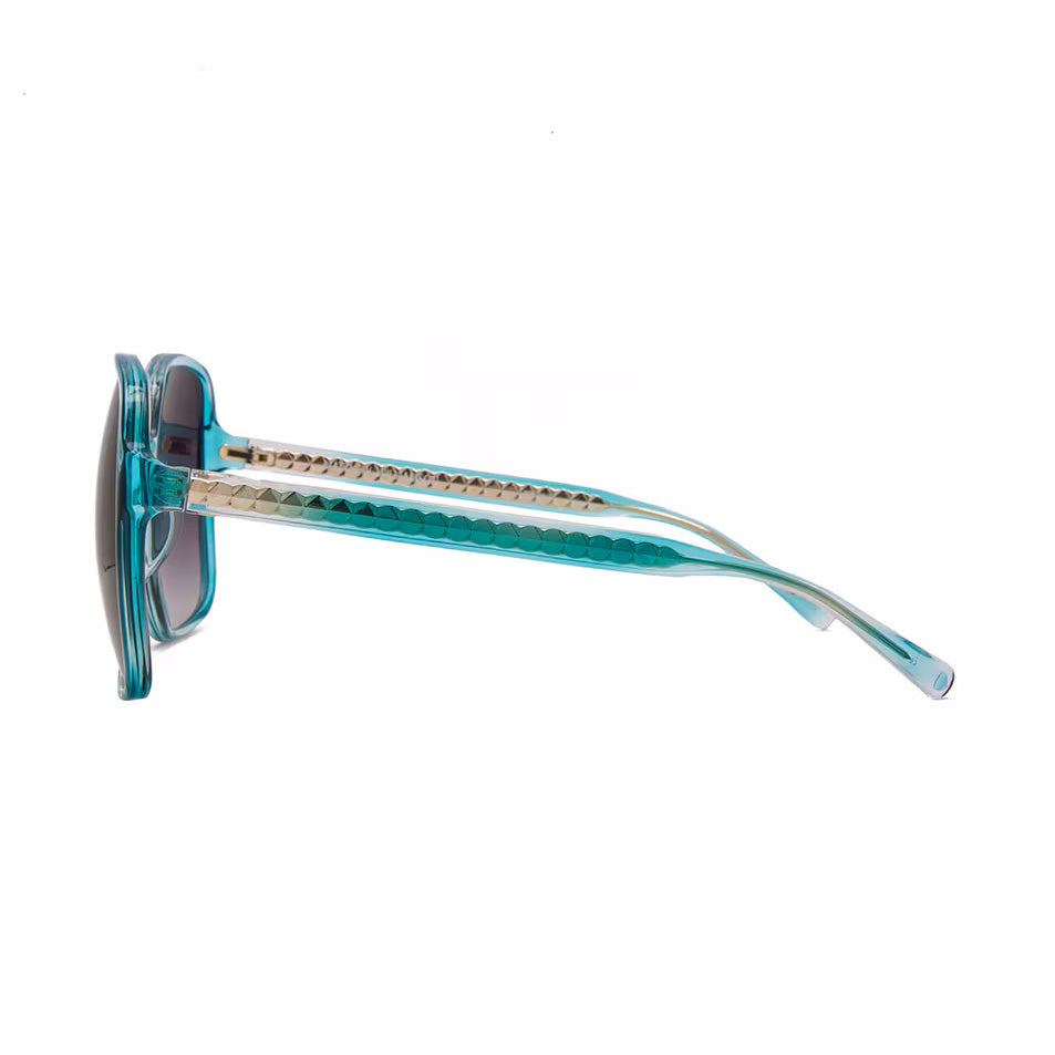 Matthew Williamson x Linda Farrow Teal Sunglasses MW66C10SUN