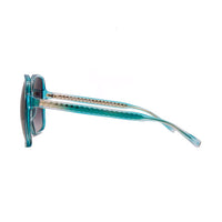 Thumbnail for Matthew Williamson x Linda Farrow Teal Sunglasses MW66C10SUN