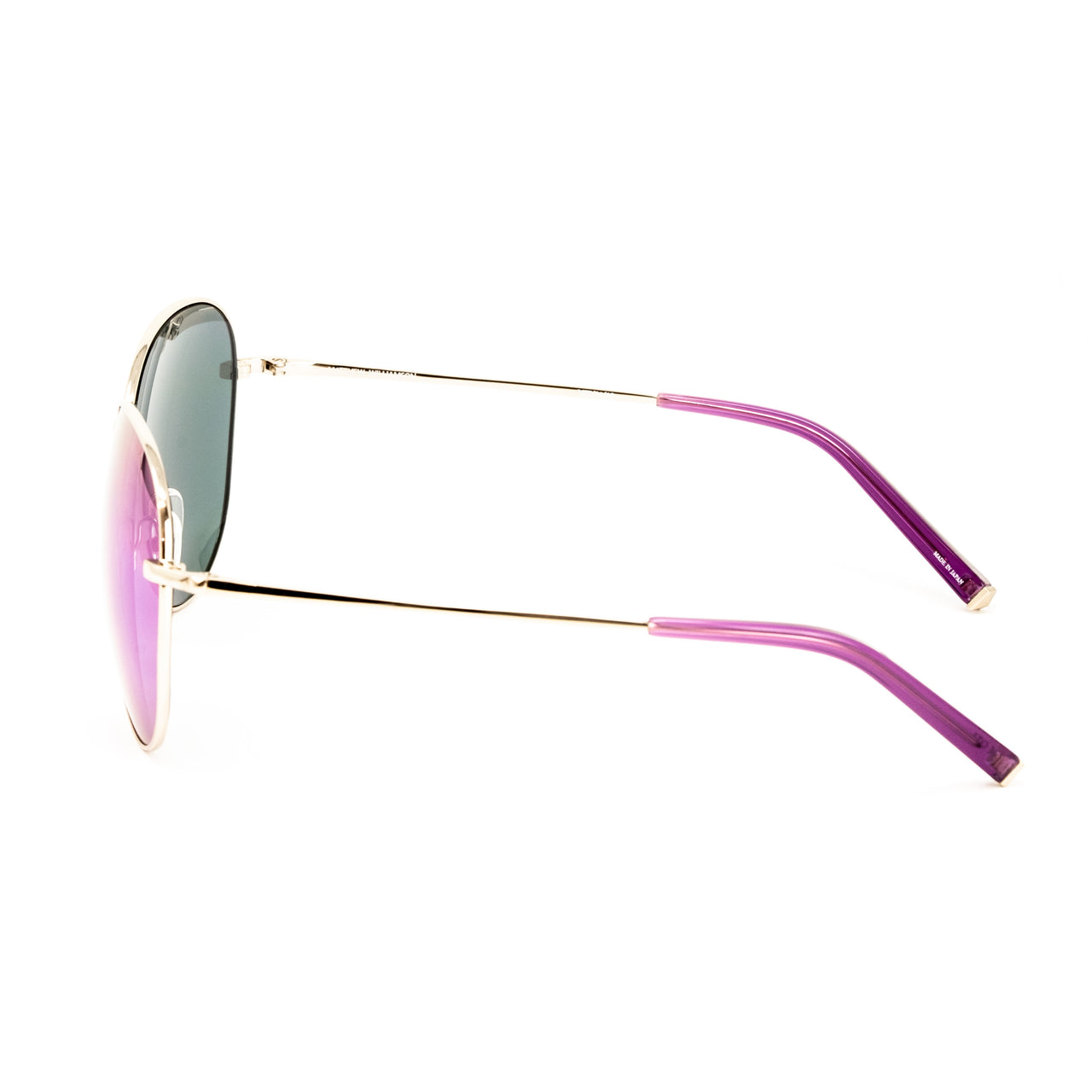 Matthew Williamson x Linda Farrow Purple/Gold Sunglasses MW91C10SUN