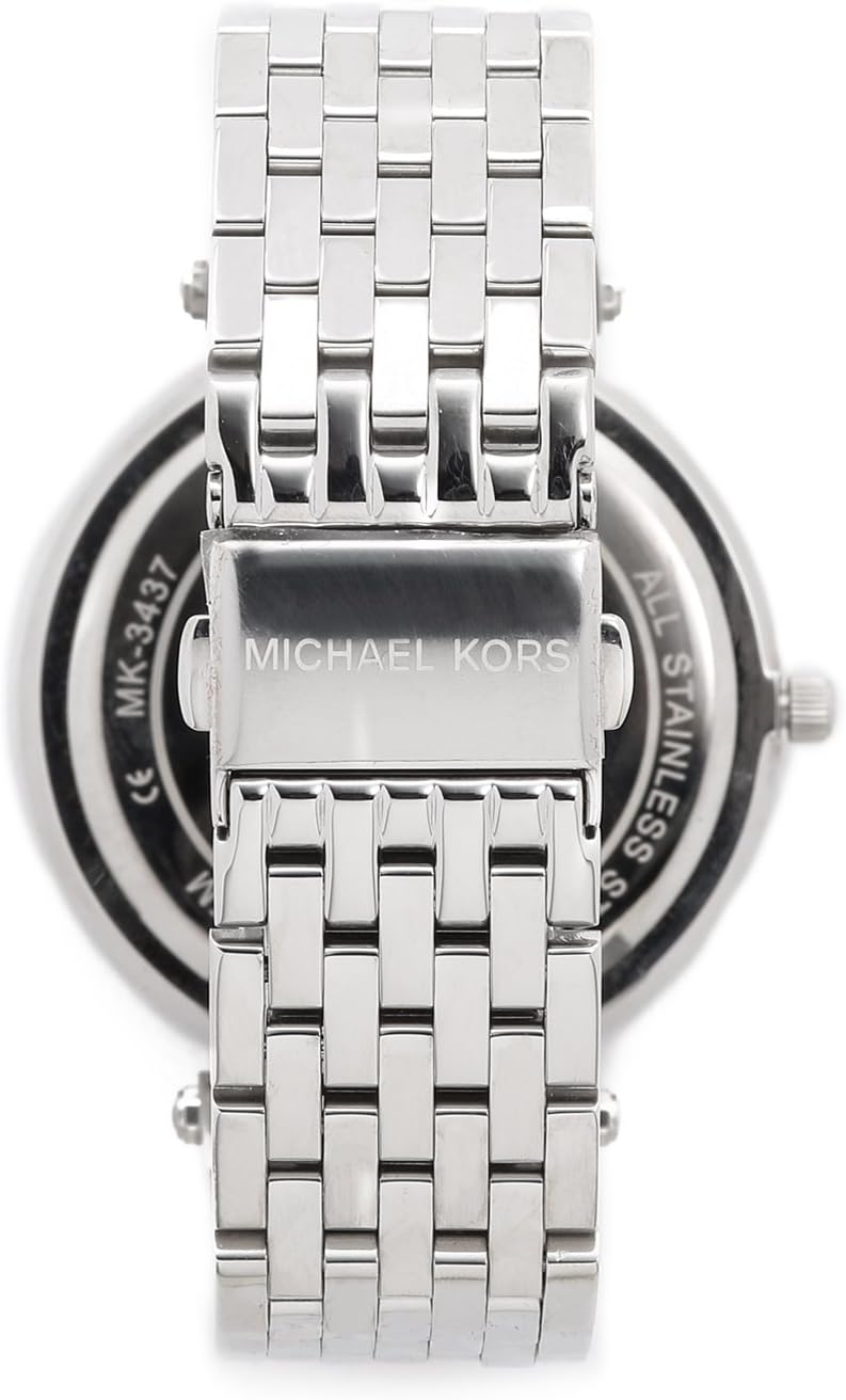 Michael Kors Ladies Watch Darci 39mm Silver Pave MK3437