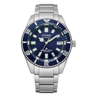 Thumbnail for Citizen Men's Watch Promaster Diver Automatic Super Titanium Blue NB6021-68L