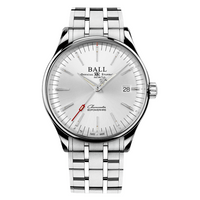 Thumbnail for Ball Men's Watch Trainmaster Manufacture 80 Hours Silver NM3280D-S1CJ-SL