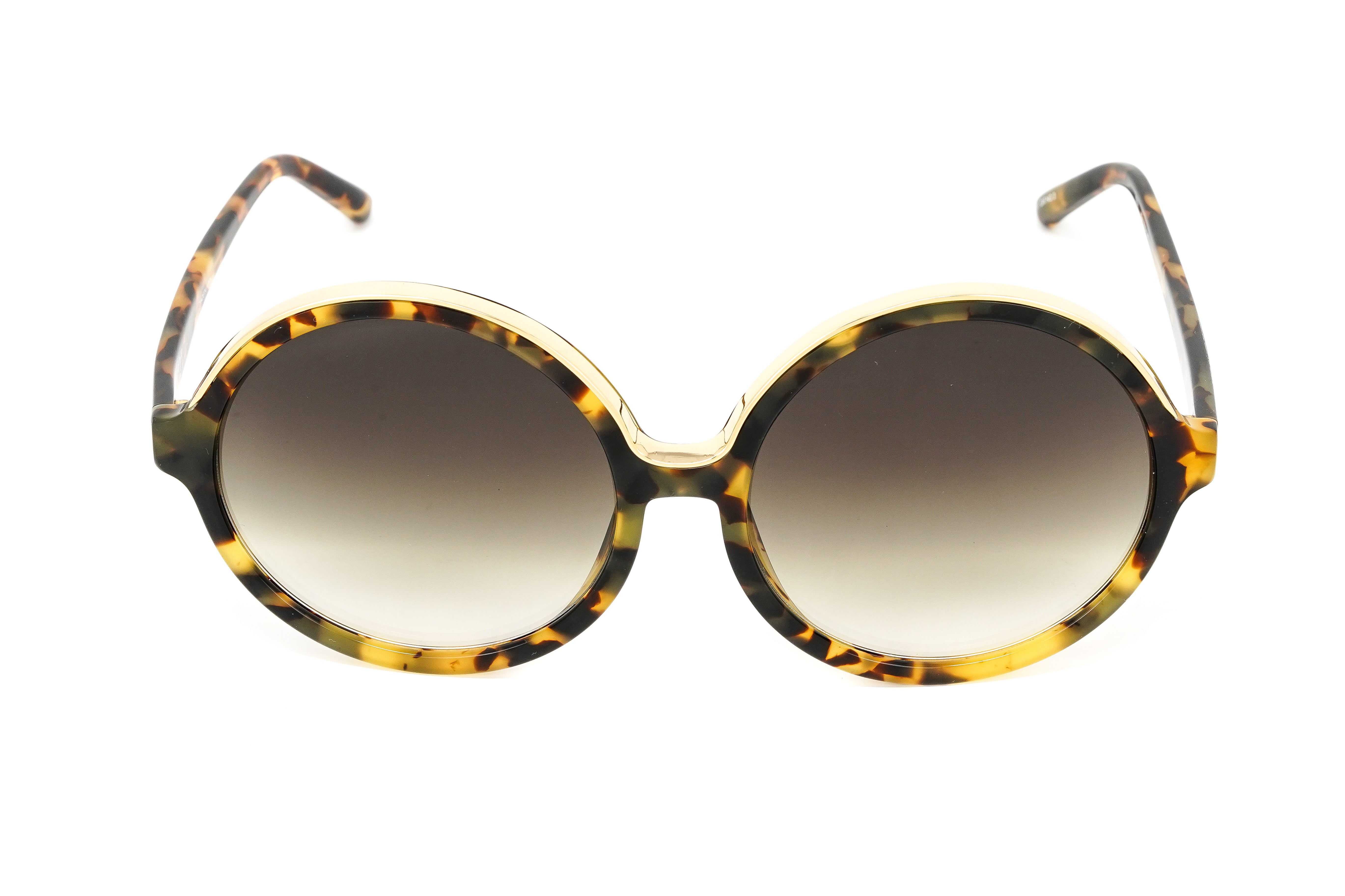 No. 21 Women's Sunglasses Round Yellow Shell Tortoise N21S1C2SUN