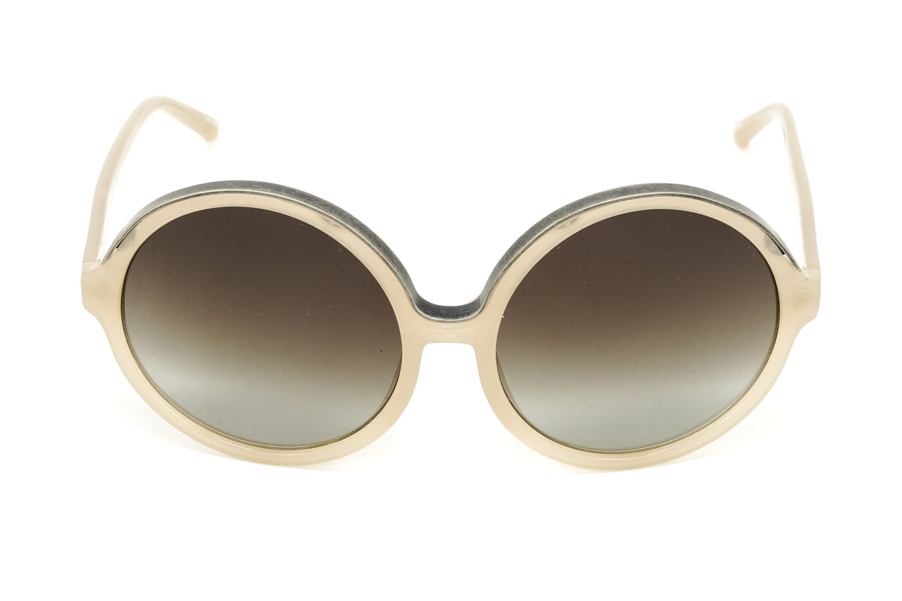 No. 21 Women's Sunglasses Round Beige Grey N21S1C4SUN