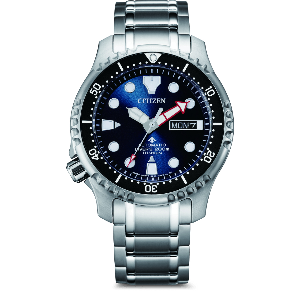 Citizen Promaster Automatic Titanium Blue Men's Watch NY0100-50ME