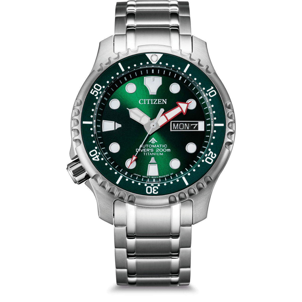 Citizen Promaster Automatic Titanium Green Men's Watch NY0100-50XE