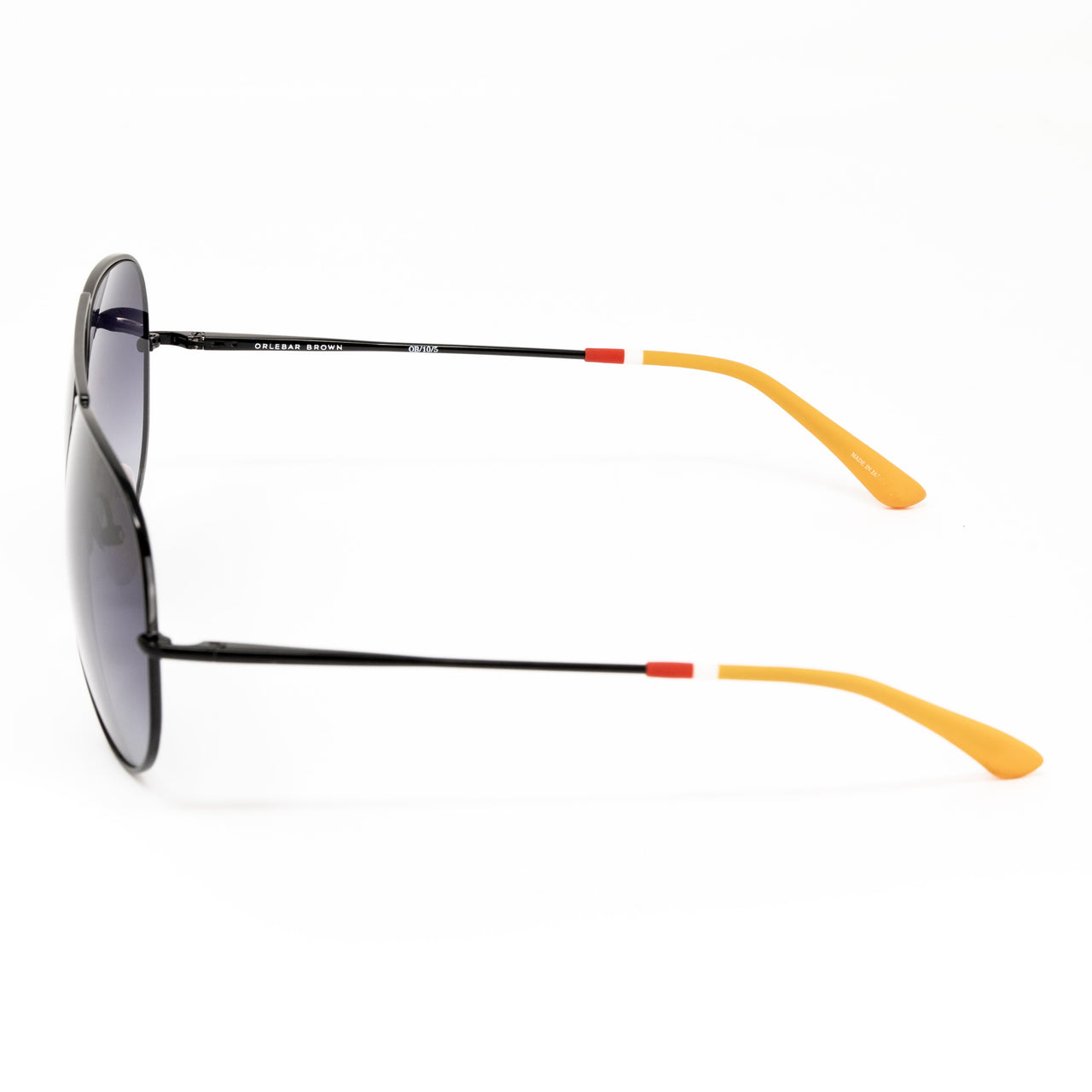 Orlebar Brown x Linda Farrow Black Sunglasses OB10C5SUN