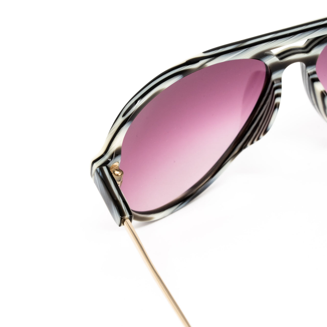 Orlebar Brown x Linda Farrow Pink Sunglasses OB24C3SUN