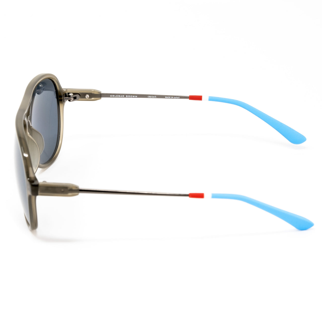 Orlebar Brown x Linda Farrow Khaki Sunglasses OB24C5SUN