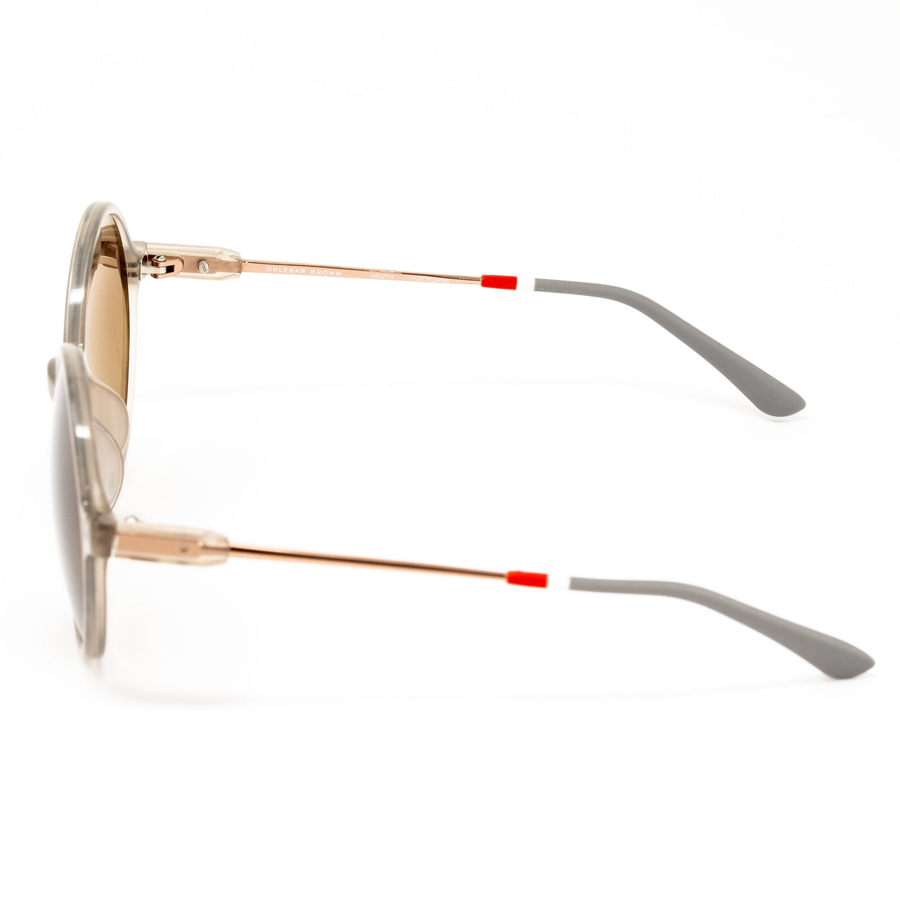 Orlebar Brown x Linda Farrow Brown Sunglasses OB27C4SUN