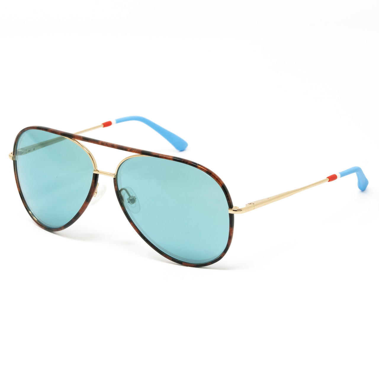 Orlebar Brown x Linda Farrow Blue Sunglasses OB34C4SUN