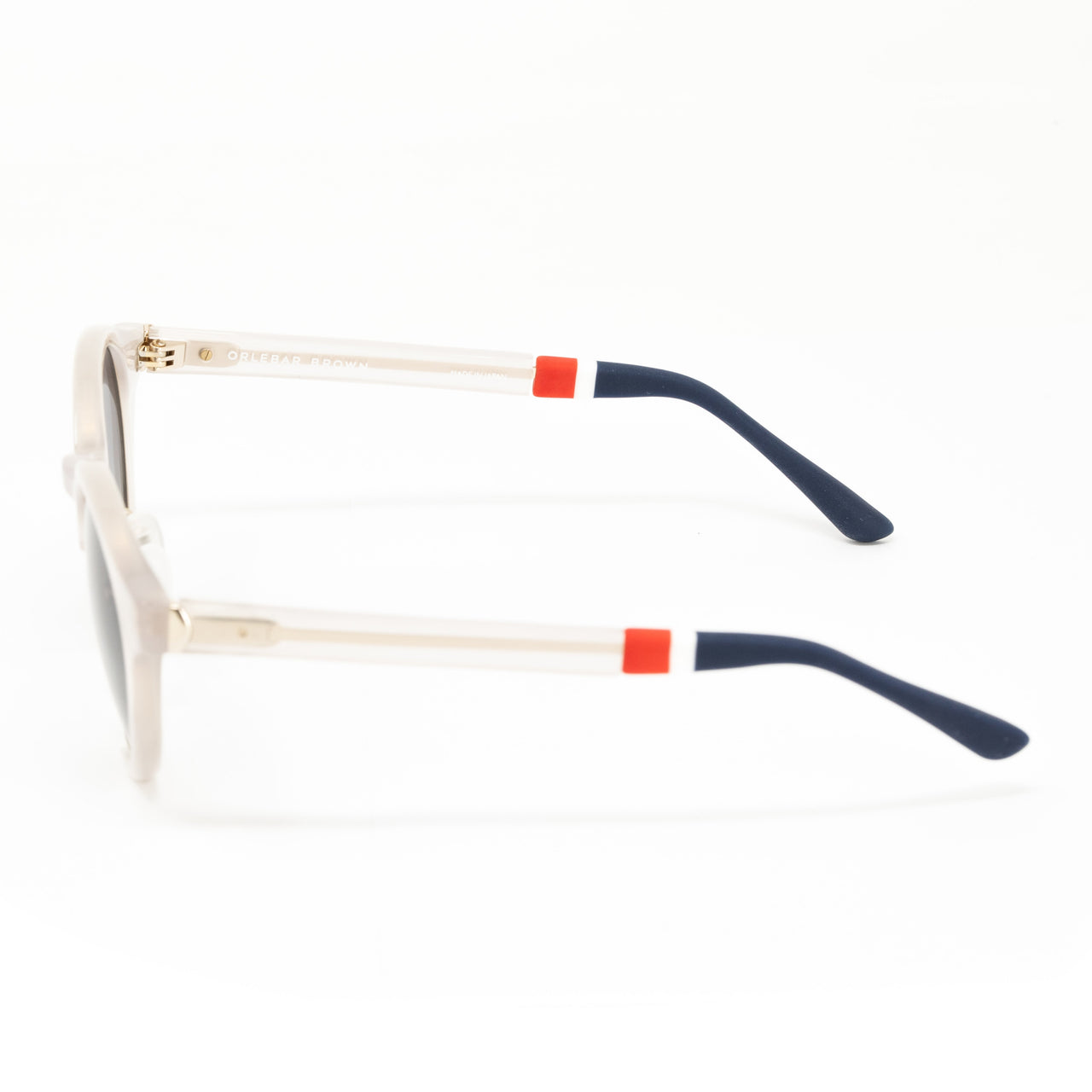 Orlebar Brown x Linda Farrow White Sunglasses OB47C4SUN
