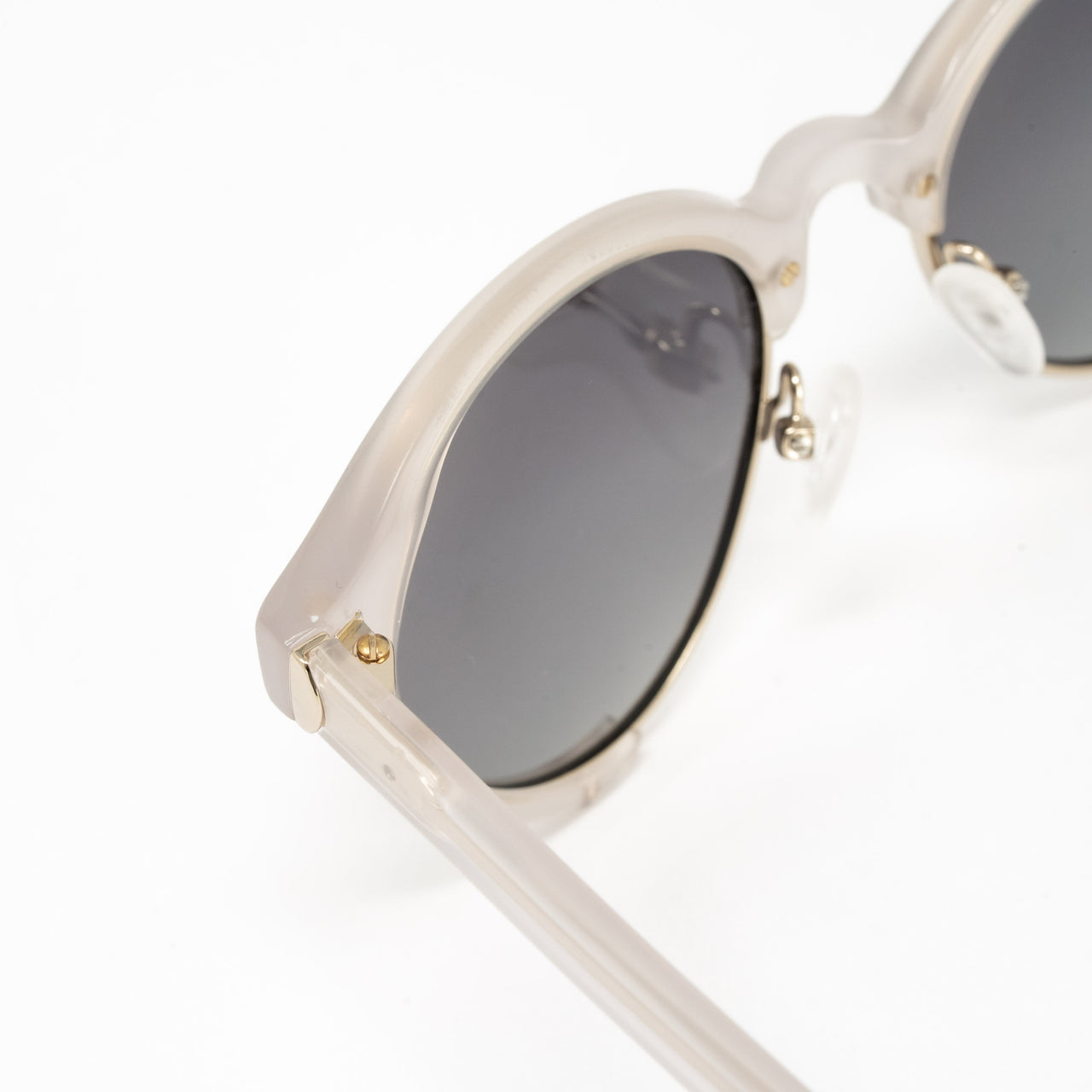 Orlebar Brown x Linda Farrow White Sunglasses OB47C4SUN