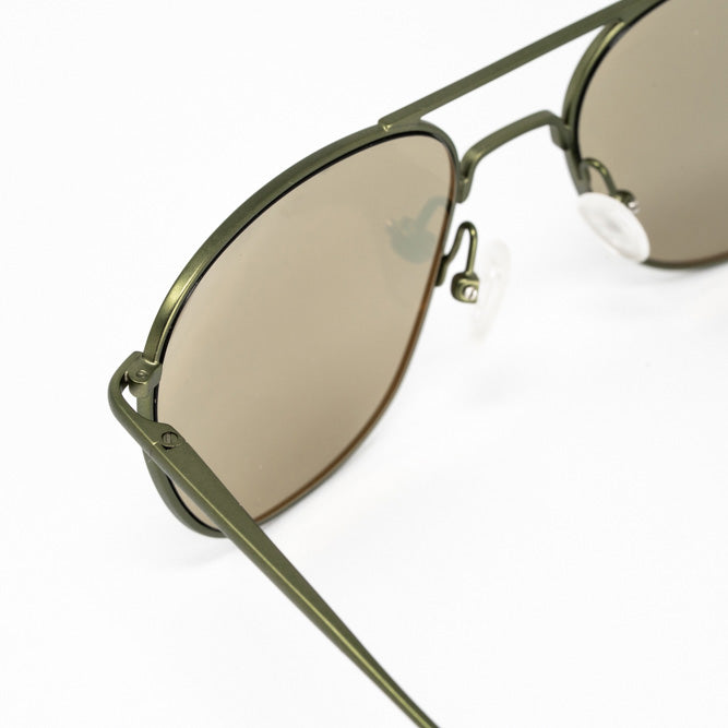 Orlebar Brown x Linda Farrow Green Sunglasses OB37C2SUN