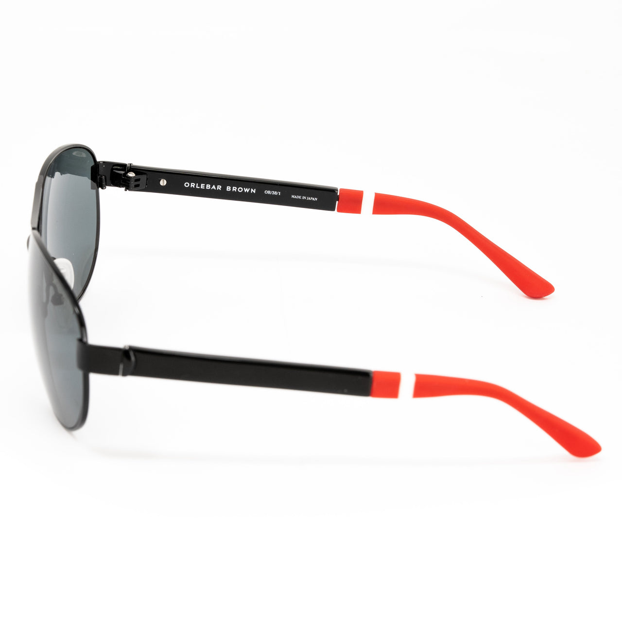 Orlebar Brown x Linda Farrow Black Sunglasses OB38C1SUN