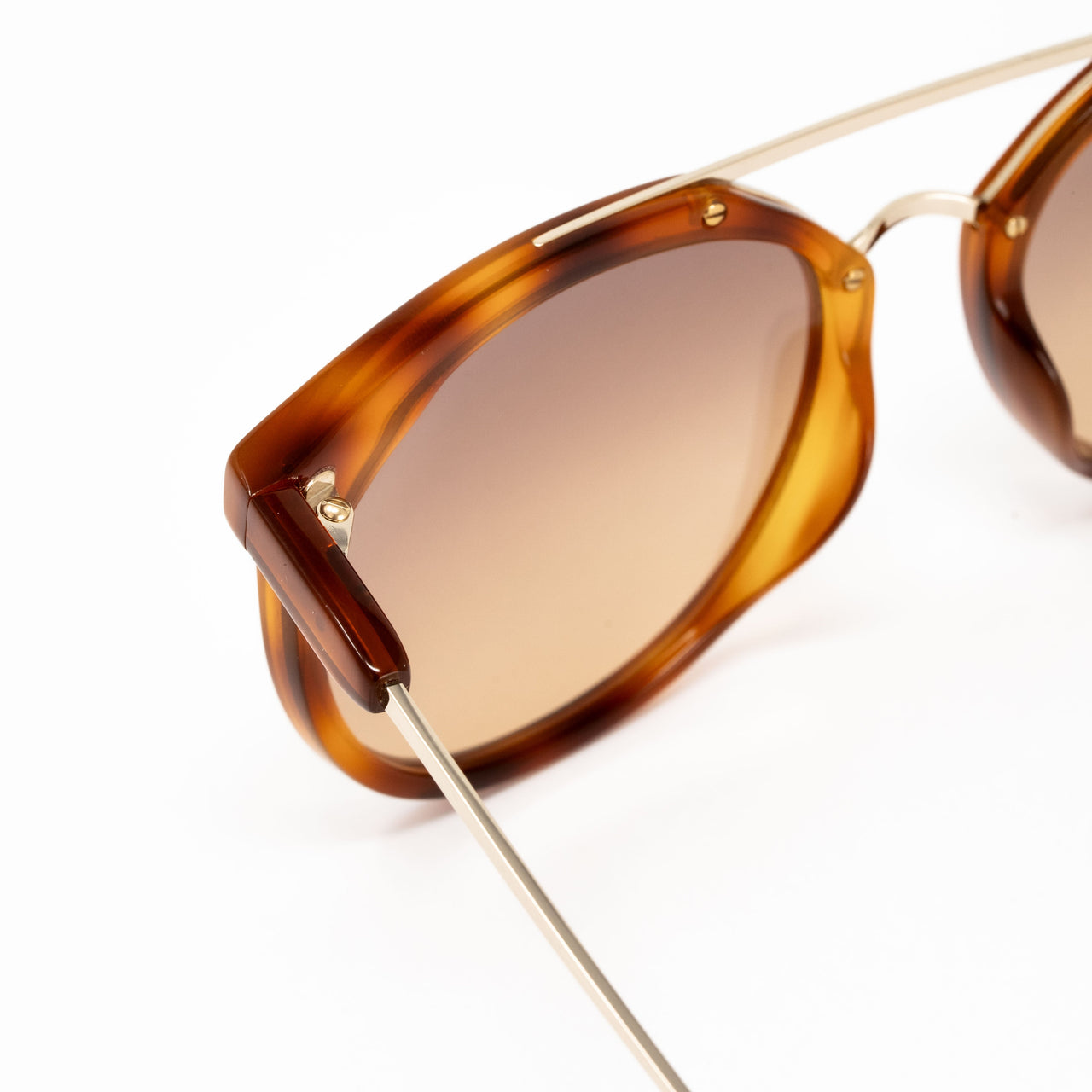 Orlebar Brown x Linda Farrow Amber Sunglasses OB40C3SUN