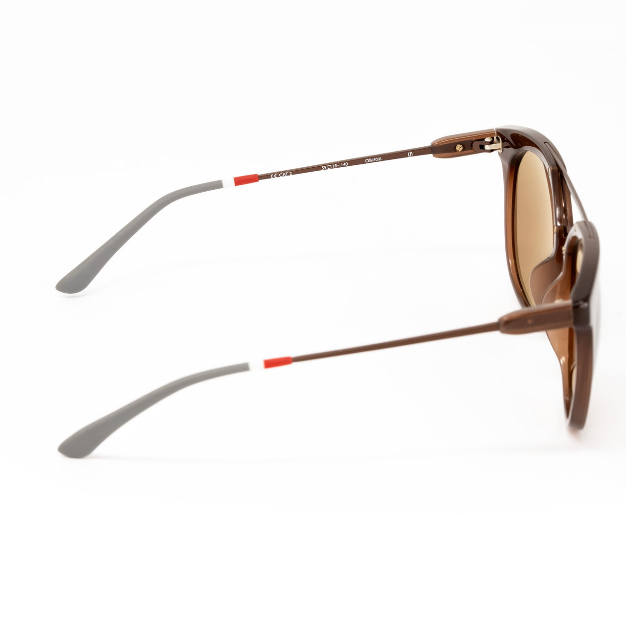 Orlebar Brown x Linda Farrow Brown Sunglasses OB40C6SUN