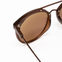 Thumbnail for Orlebar Brown x Linda Farrow Brown Sunglasses OB40C6SUN