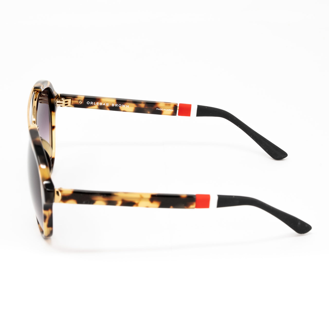 Orlebar Brown x Linda Farrow Tortoiseshell Sunglasses OB41C3SUN