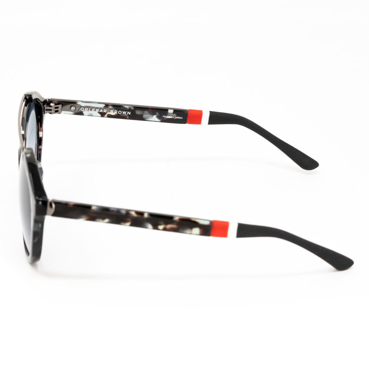 Orlebar Brown x Linda Farrow Black Sunglasses OB42C1SUN