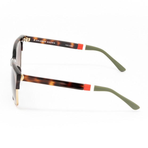 Orlebar Brown x Linda Farrow Tortoiseshell Sunglasses OB48C2SUN