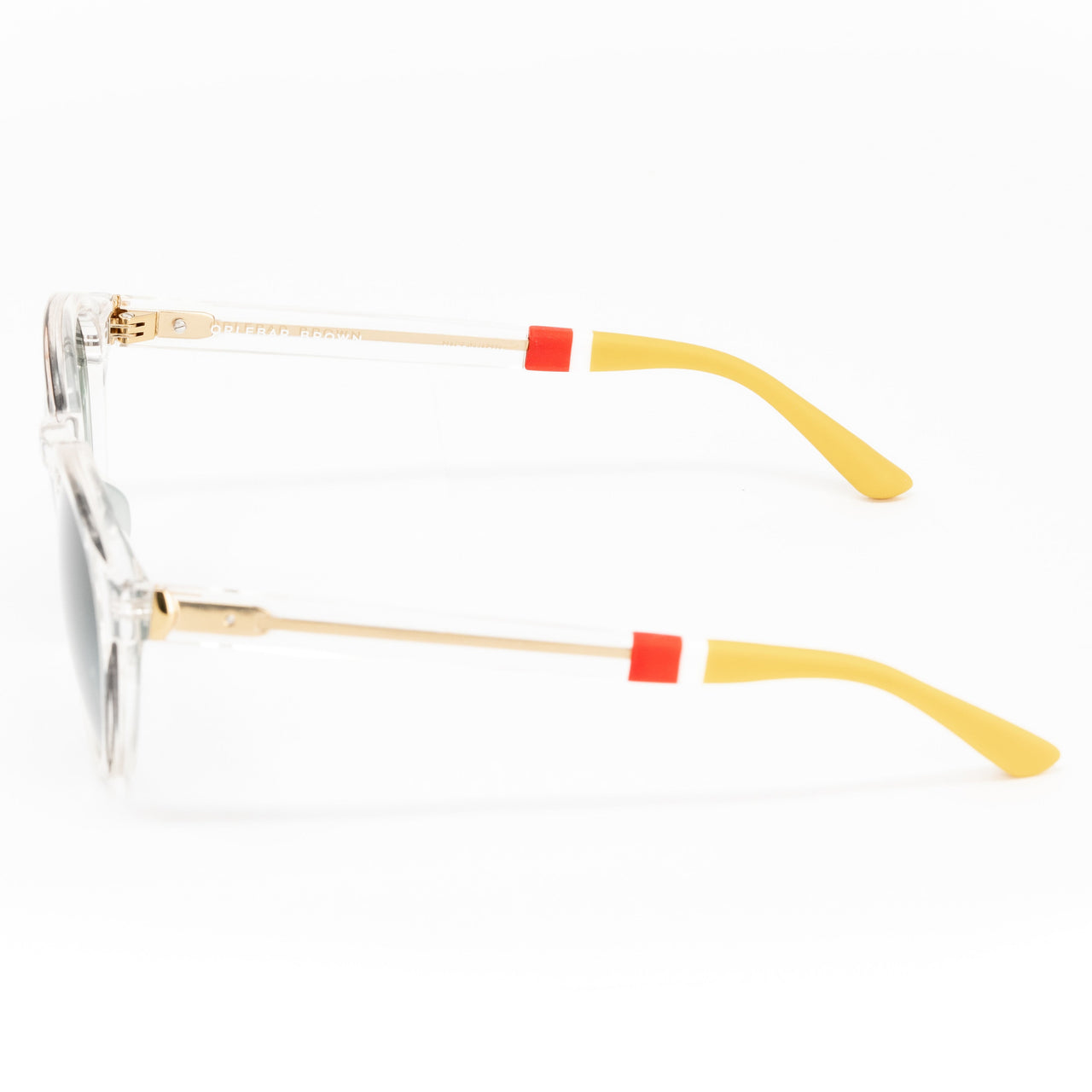 Orlebar Brown x Linda Farrow Clear Sunglasses OB6C15SUN