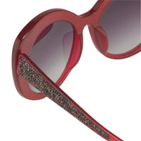 Thumbnail for Oscar De La Renta Women's Sunglasses Cat-Eye Red Grey ODLR65C3SUN