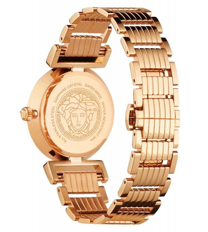 Versace Ladies Watch Vanity Gold Bracelet P5Q80D001S080