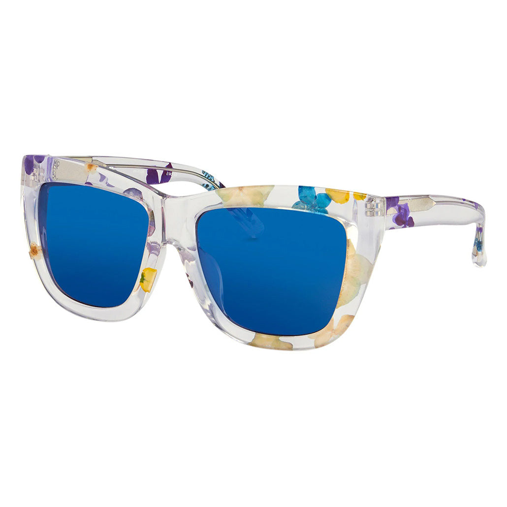 Phillip Lim x Linda Farrow Floral Blue Sunglasses PL140C4SUN