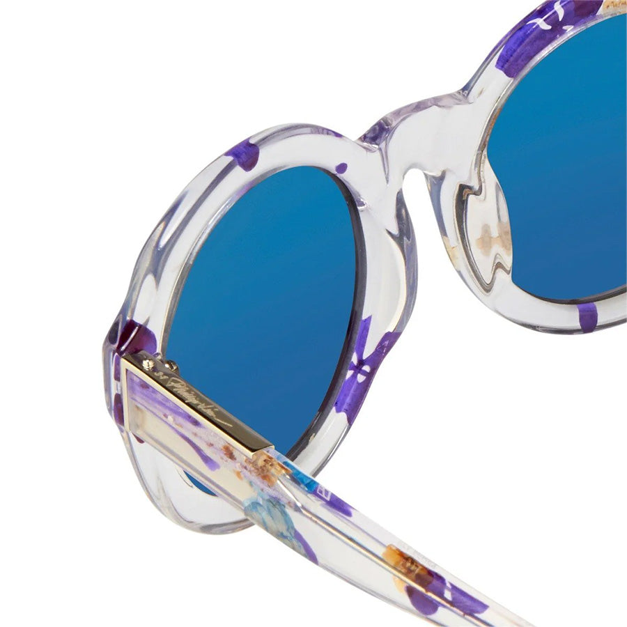 Phillip Lim x Linda Farrow Blue Sunglasses PL141C4SUN