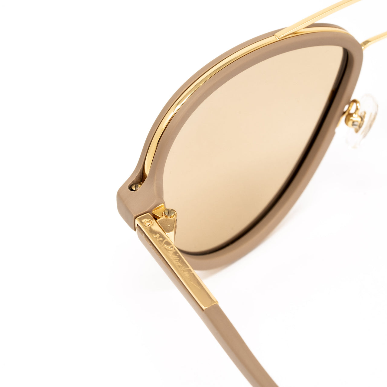 Phillip Lim x Linda Farrow Beige Sunglasses PL16C7SUN