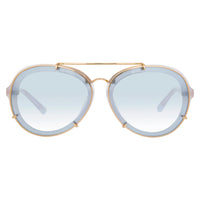 Thumbnail for Phillip Lim x Linda Farrow White Blue Sunglasses PL170C1SUN