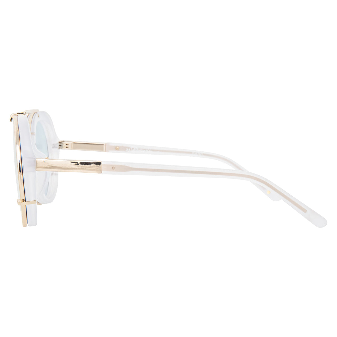 Phillip Lim x Linda Farrow White Blue Sunglasses PL170C1SUN