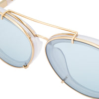 Thumbnail for Phillip Lim x Linda Farrow White Blue Sunglasses PL170C1SUN