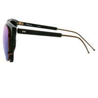 Thumbnail for Phillip Lim x Linda Farrow Blue Mirror Sunglasses PL176C6SUN