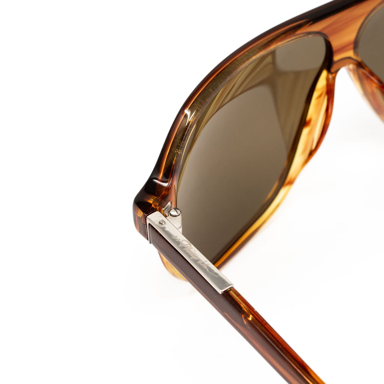 Phillip Lim x Linda Farrow Brown Sunglasses PL1C2SUN