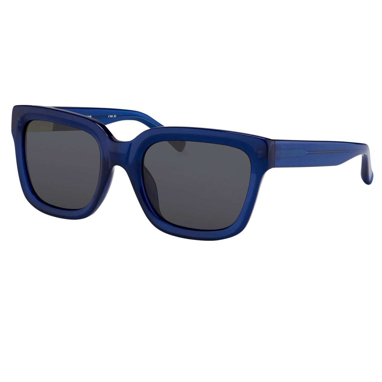 Phillip Lim x Linda Farrow Black Blue Sunglasses PL51C18SUN