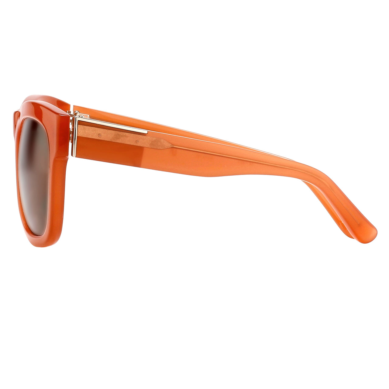 Phillip Lim x Linda Farrow Red Brown Sunglasses PL6C8SUN